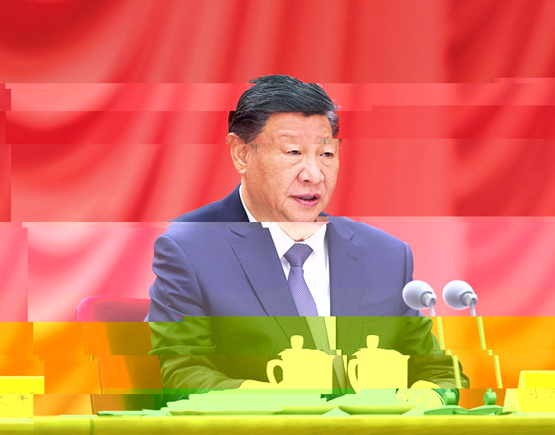 2024年1月8日，中共中央總書記、國家主席、中央軍委主席習近平在中國共産黨第二十屆中央紀律檢查委員會第三次全體會議上發表重要講話。 新華社記者 鞠鵬/攝